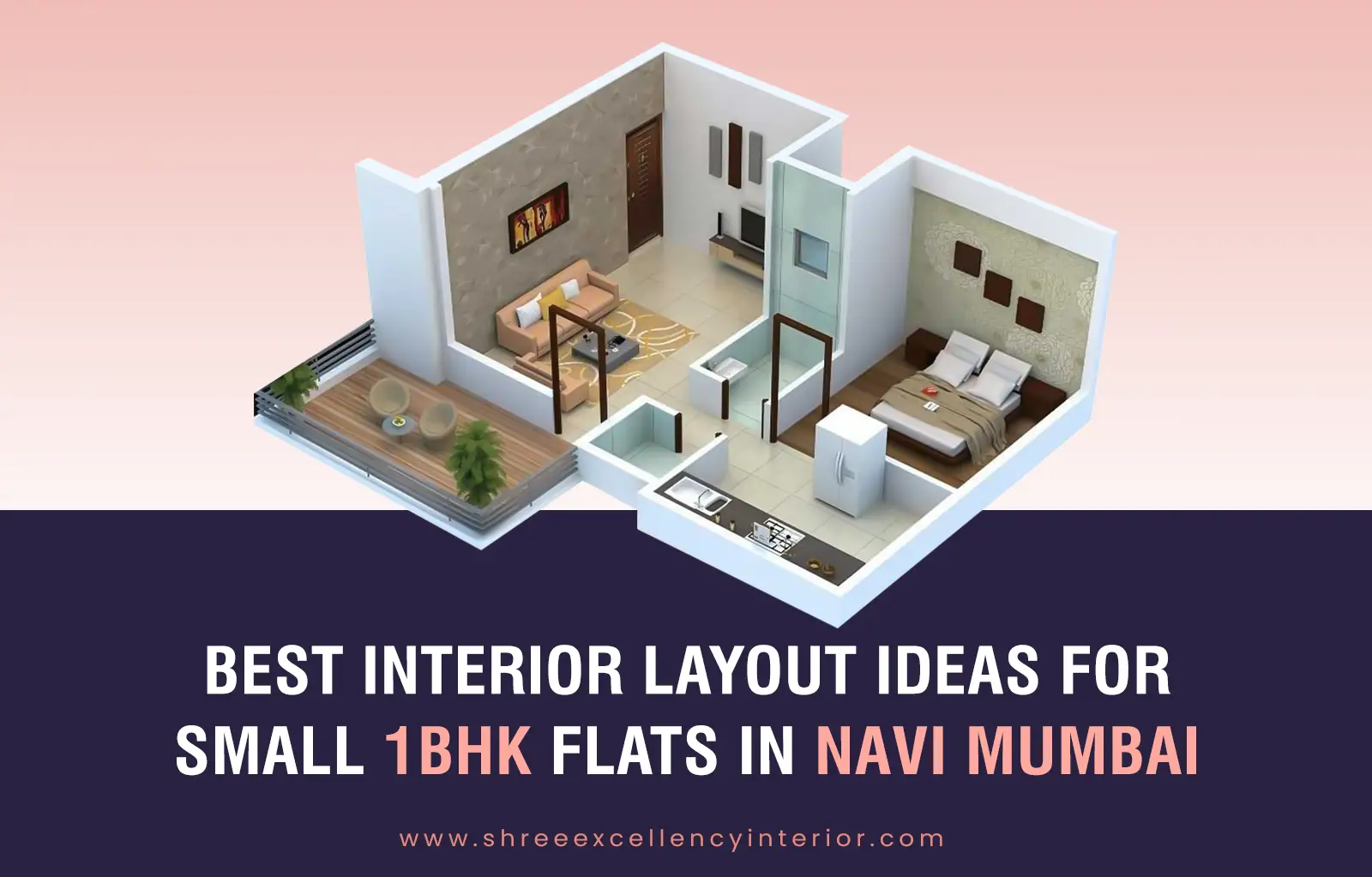 Best Interior Layout Ideas for Small 1BHK Flats in Navi Mumbai