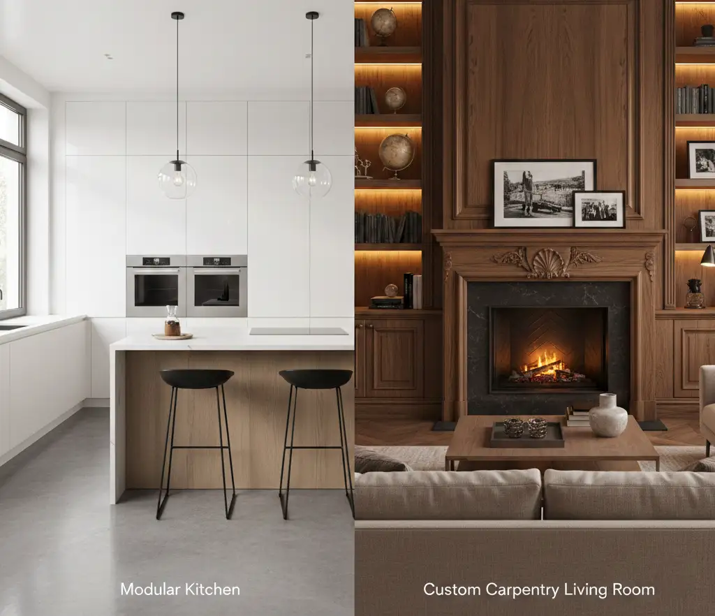 Smart living room layout design for small Navi Mumbai apartments